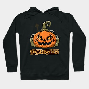 Spooky Halloween Monster Pumpkin Hoodie